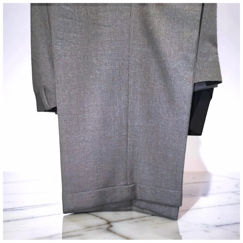 Tom James Royal Classic Gray Suit | 2-Piece | Hand Tailored | Executive Business